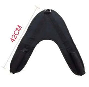 Gym Abdominal Strap 42cm for core workouts, featuring durable nylon and PVC handle.
