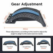 Back Massage Pad with three adjustable gears for customized lumbar support and relief.