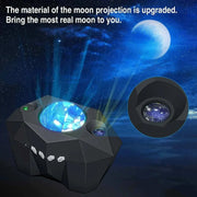 Northern Lights Star Projector with real moon projection effect.