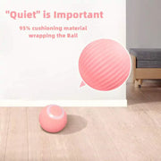 Smart Cat Ball Toy with cushioning material for quiet play.