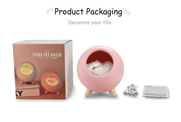 LED Cat Light packaging with product and accessories on display.