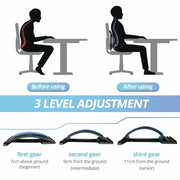 Back Massage Pad with three-level adjustment for back relief and improved posture.