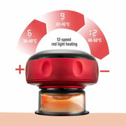 Anti-Cellulite Therapy Massager with 12-speed red light heating for cellulite reduction and skin firmness.