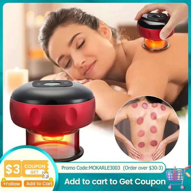 Anti-Cellulite Therapy Massager with red light therapy for smoother skin.
