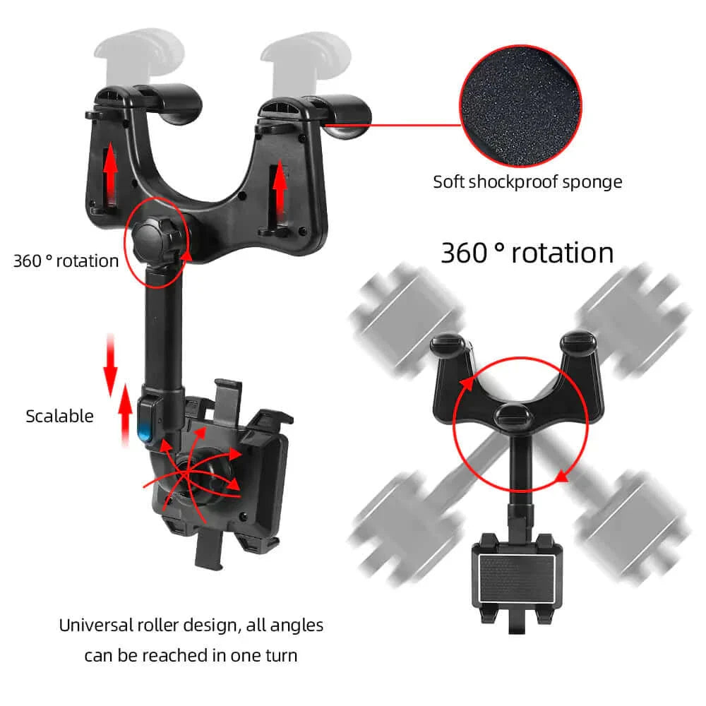 360° Rotatable Phone Car Mount