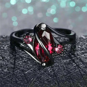 Crystal Ring with dazzling centerpiece, elegant design, and mesmerizing sparkle.