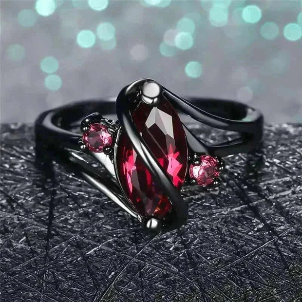 Crystal Ring with dazzling centerpiece, elegant design, and mesmerizing sparkle.